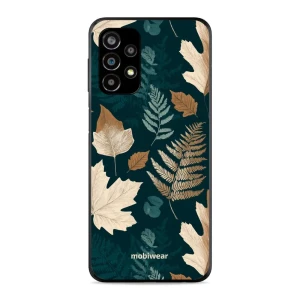 Etui ochronne do Galaxy A23 5G / 4G, Mobiwear Glossy Case, zielnik z liści i paproci