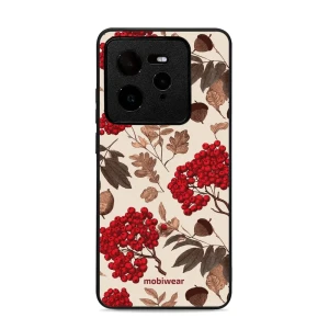 Etui ochronne do realme GT 7 Pro, Mobiwear Glossy Case, jarzębina na ecru