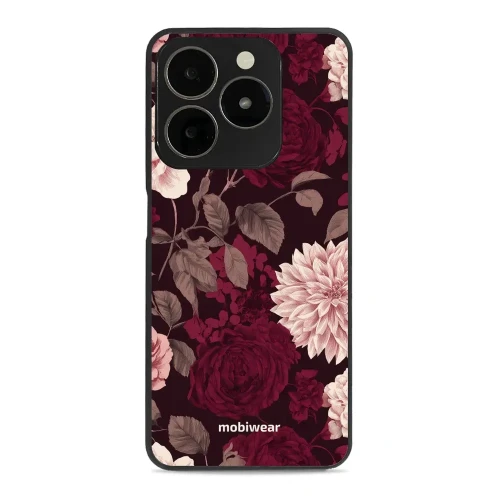 Etui ochronne do realme C63, Mobiwear Glossy Case, wino i dalie