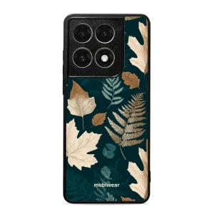 Etui ochronne do Motorola Edge 70 Pro, Mobiwear Glossy Case, zielnik z liści i paproci