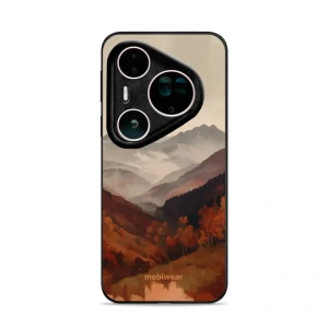 Etui ochronne do Huawei Pura 80 Ultra, Mobiwear Glossy Case, mglista dolina w górach