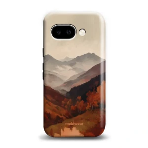 Etui ochronne do Google Pixel 9a, Mobiwear Elite Pro, mglista dolina w górach
