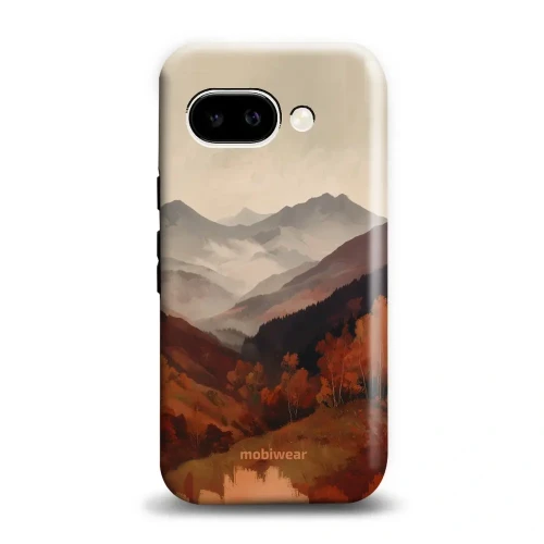 Etui ochronne do Google Pixel 9a, Mobiwear Elite Pro, mglista dolina w górach