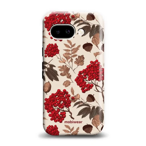 Etui ochronne do Google Pixel 9a, Mobiwear Elite Pro, jarzębina na ecru