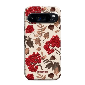 Etui ochronne do Google Pixel 9 Pro XL, Mobiwear Elite Pro, jarzębina na ecru