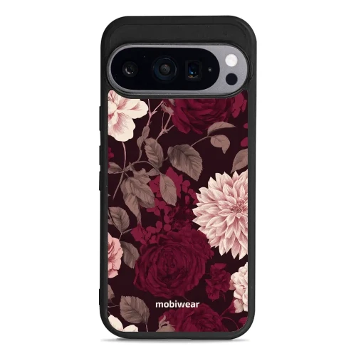 Etui ochronne do Google Pixel 9, Mobiwear Glossy Case, wino i dalie