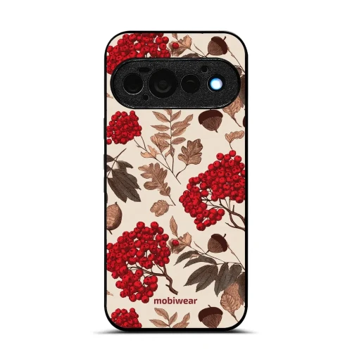 Etui ochronne do Google Pixel 11 Pro, Mobiwear Glossy Case, jarzębina na ecru
