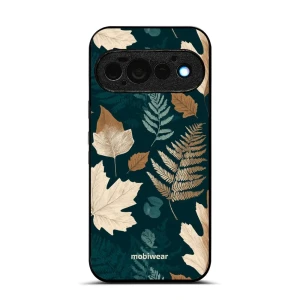 Etui ochronne do Google Pixel 11 Pro, Mobiwear Glossy Case, zielnik z liści i paproci