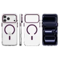 Etui Spigen Ultra Hybrid Optik S Mag do MagSafe do iPhone 18 Pro Max / 17 Pro Max, przezroczysto-fioletowe (6/12)
