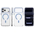 Etui Spigen Ultra Hybrid Optik S Mag do MagSafe do iPhone 18 Pro / 17 Pro, przezroczysto-niebieskie (6/12)
