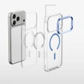 Etui Spigen Ultra Hybrid Optik S Mag do MagSafe do iPhone 18 Pro / 17 Pro, przezroczysto-niebieskie (9/12)
