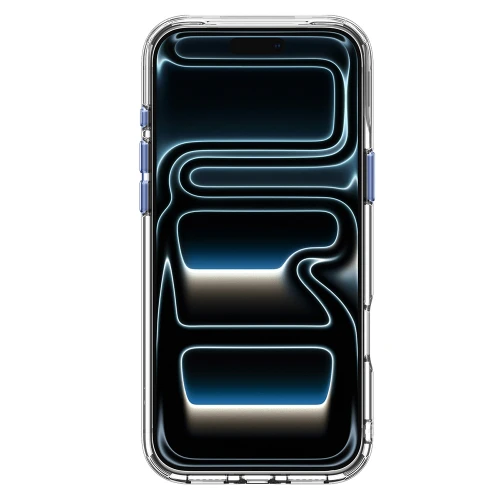 Etui Spigen Ultra Hybrid Optik S Mag do MagSafe do iPhone 18 Pro / 17 Pro, przezroczysto-niebieskie (11/12)