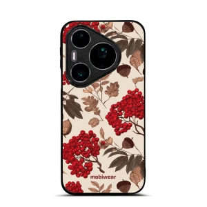 Etui ochronne do Huawei Pura 90s Pro, Mobiwear Glossy Case, jarzębina na ecru