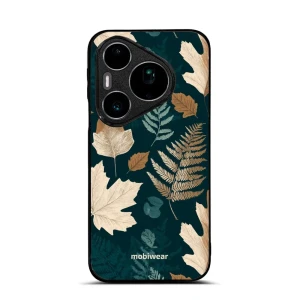 Etui ochronne do Huawei Pura 90s Pro, Mobiwear Glossy Case, zielnik z liści i paproci