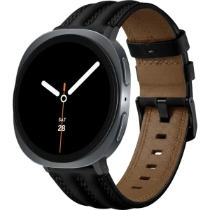 Pasek Tech Protect Leatherfit Craft do Galaxy Watch 9 44mm / 40mm / 8 44mm / 8 40mm / 8 Classic, czarny