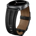Pasek Tech Protect Leatherfit Craft do Galaxy Watch 9 44mm / 40mm / 8 44mm / 8 40mm / 8 Classic, czarny (2/8)