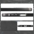 Etui ze smyczką na nadgarstek i pierścieniem magnetycznym Bizon Case CarbO do Galaxy A18 4G/5G / A17 4G/5G, czarne (4/6)
