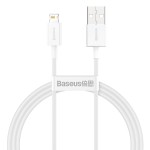Kabel Baseus Superior USB-A do Lightning 2.4A 1m, biały