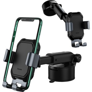 Uchwyt samochodowy na telefon Baseus Tank Gravity, czarny