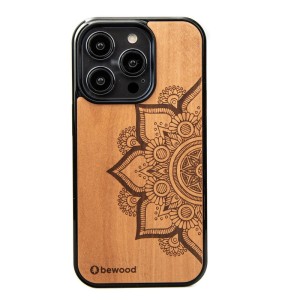 Drewniane etui do iPhone 14 Pro, Bewood Mandala Jabłoń