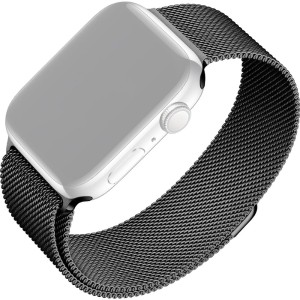 Mediolański pasek Fixed Mesh Strap do Apple Watch 49/46/45/44 mm, czarny