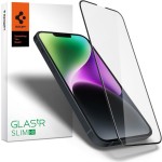 Szkło do etui Spigen Glas.tR Slim FC 1-Pack do iPhone 17e / 16e / 14 / 13 Pro / 13, czarne