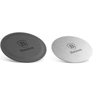 Blaszki do uchwytów magnetycznych Baseus Magnet iron Suit, srebrne