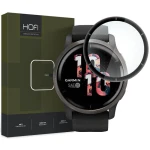Szkło hybrydowe Hofi Hybrid Pro+ do  Garmin Venu 2, czarna ramka