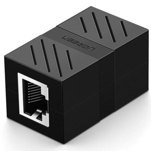 Złączka, przedłużka sieciowa RJ45 UGREEN NW114 Ethernet, 8P/8C, Cat.7, UTP, czarna