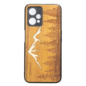 Drewniane etui do Realme 9 Pro+, Bewood Góry Imbuia