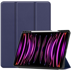 Etui Bizon Case Tab Lizard do iPad Pro 12.9 2022/2021/2020/2018, granatowe