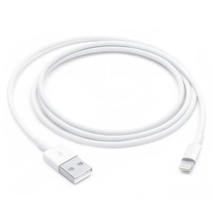 Kabel Apple MXLY2ZM/A USB-A do Lightning  1m, biały