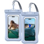 Etui wodoszczelne Spigen A610 Waterproof Float 2-Pack, niebieskie