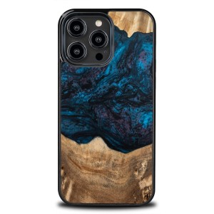 Drewniane etui do iPhone 14 Pro Max, Bewood Unique Planets Neptun