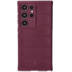 Pancerne etui Bizon Case Tur do Galaxy S24 Ultra, burgundowe