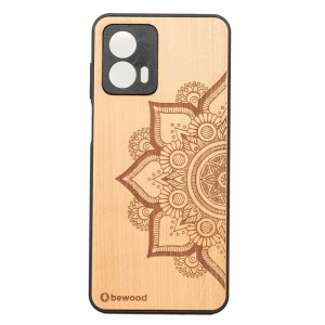 Drewniane etui do Motorola Moto G73 5G, Bewood Mandala Jabłoń