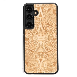 Drewniane etui do Galaxy S24 Plus, Bewood Kalendarz Aztecki Aniegre