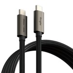 Kabel Ringke USB-C 3.2 gen. 2x2, PD240W, 2m, czarny