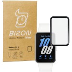 Szkło hybrydowe Bizon Watch Glass Edge Hybrid dla Galaxy Fit 3, czarne