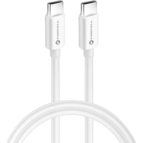 forcell-cabel-usb-c-do usb-c-qc-3a-20v-pd60w-c338-3m-white-02.jpg