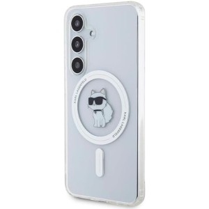 Etui Karl Lagerfeld HardCase IML Choupette MagSafe do Galaxy S24, przezroczyste