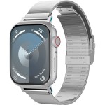 Pasek Spigen Sleek Link do Apple Watch 49/46/45/44 mm, srebrny
