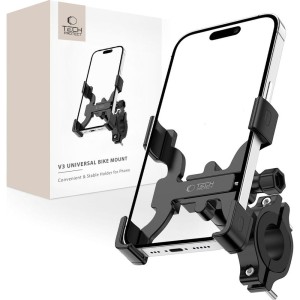 Uchwyt rowerowy na telefon Tech-Protect V3 Universal Bike Mount, czarna 