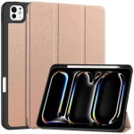 Etui Bizon Case Tab Lizard do iPad Pro 11" 2025 / 2024, różowozłote