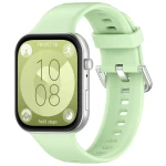 Pasek Bizon Strap Watch Silicone Pro SR do Huawei Watch Fit 5 / 5 Pro / 4 / 4 Pro / 3, jasnozielony