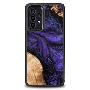 Drewniane etui do Galaxy A73 5G, Bewood Unique Violet
