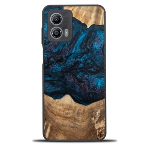 Drewniane etui do Motorola Moto G73 5G, Bewood Unique Planets Neptun