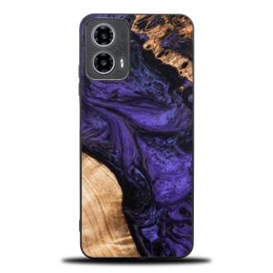 Drewniane etui do Motorola Moto G34 5G, Bewood Unique Violet