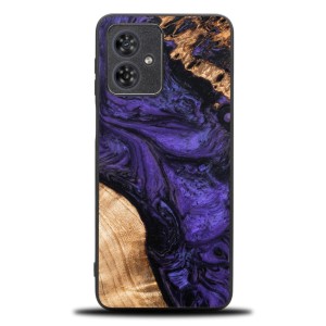 Drewniane etui do Motorola Moto G54 5G, Bewood Unique Violet