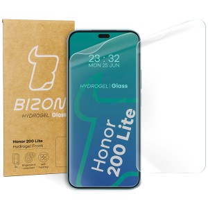 Folia hydrożelowa na ekran Bizon Film Hydrogel Front Duo do Honor 200 Lite, 2 sztuki